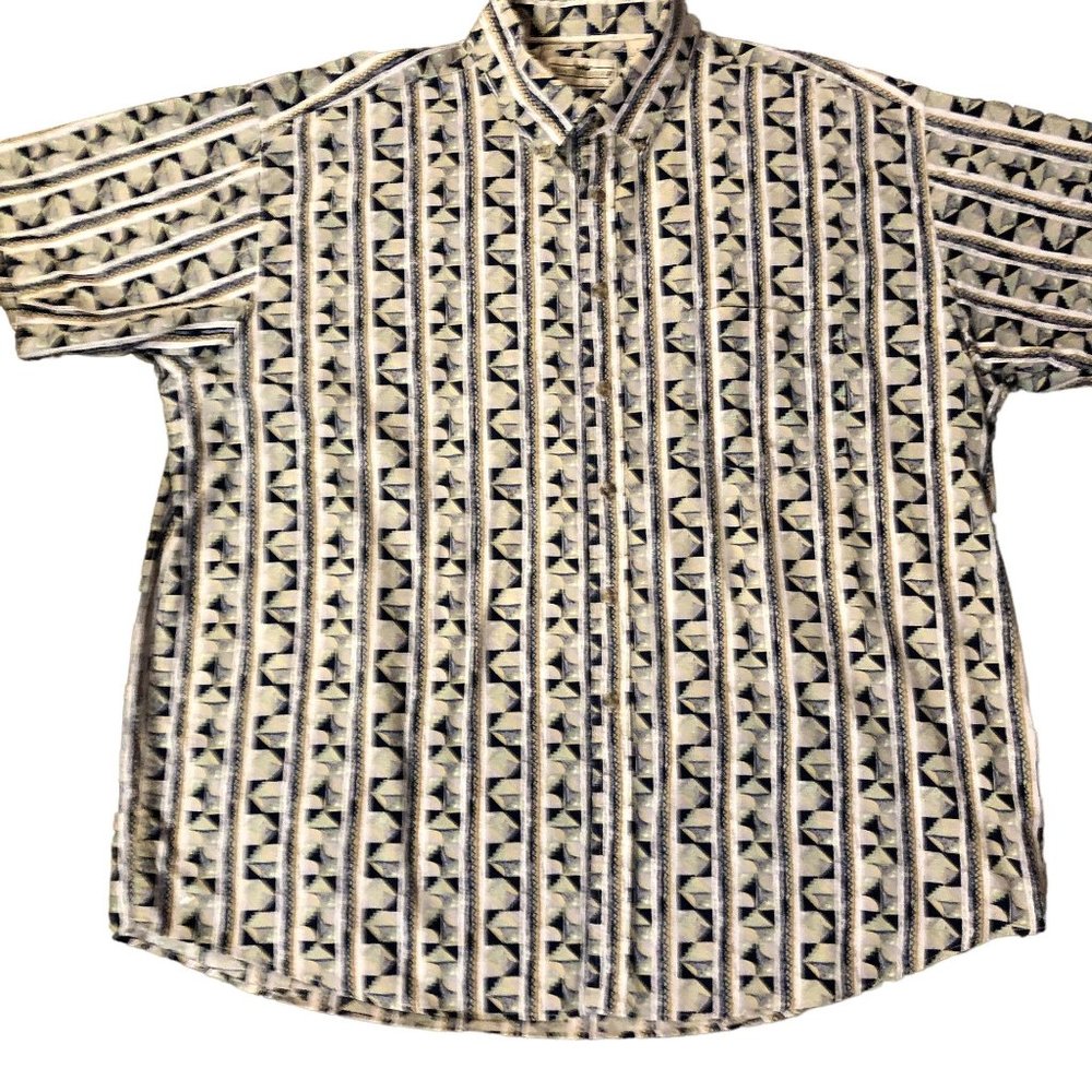 Natural Issue Shirt Mens 2X Used Button Down Camp Casual - Picture 13 of 16